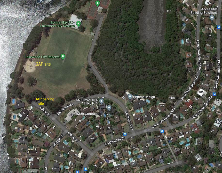 Lakewood City Reserve DAP map