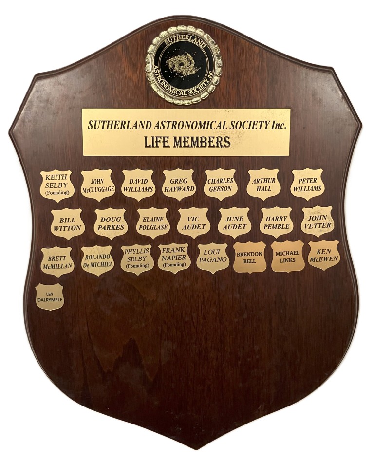 Life Member Shield
